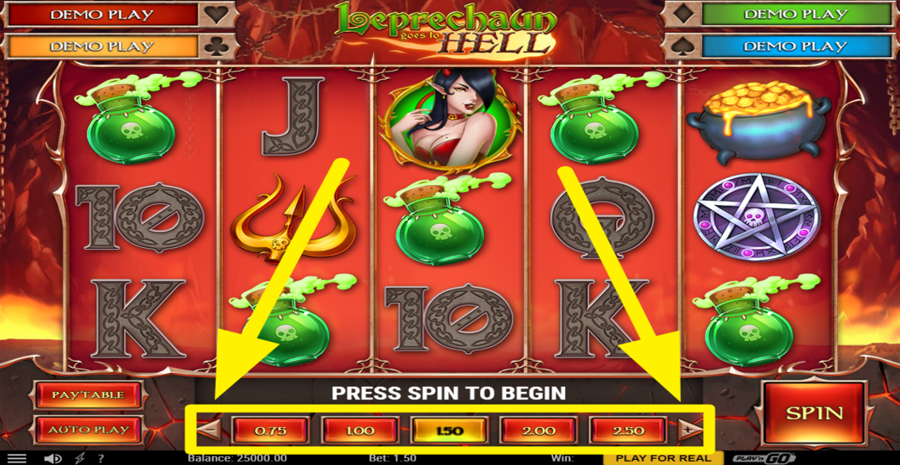 Leprechaun Goes To Hell Adjust Bet