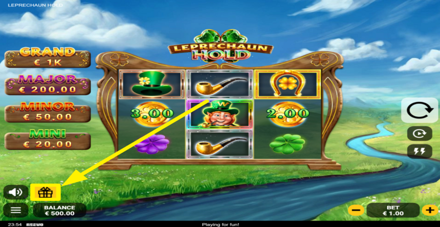 Leprechaun Hold Buy Bonus