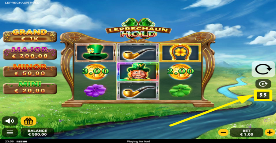 Leprechaun Hold Turbo