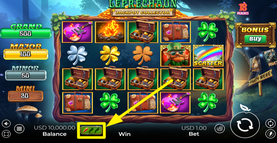 Leprechaun Jackpot Collector Choose Volatility