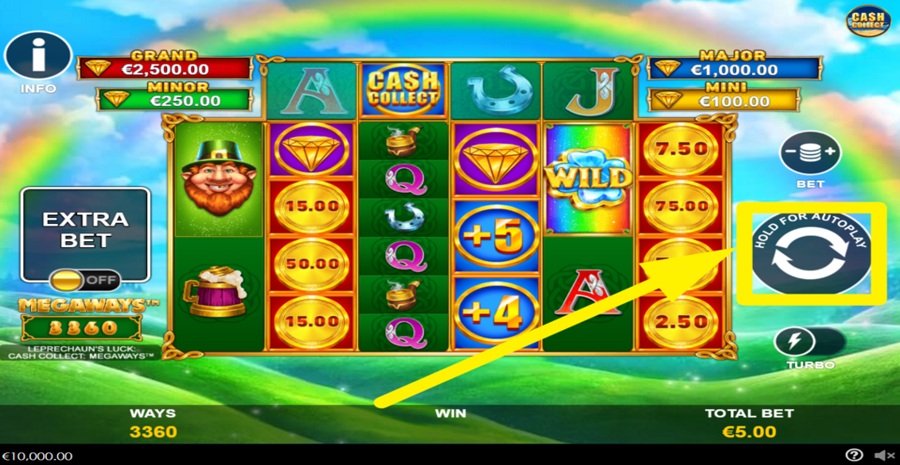 Leprechauns Luck Mega Cash Collect Spin