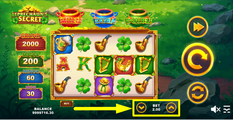 Leprechauns Secret Bet Value