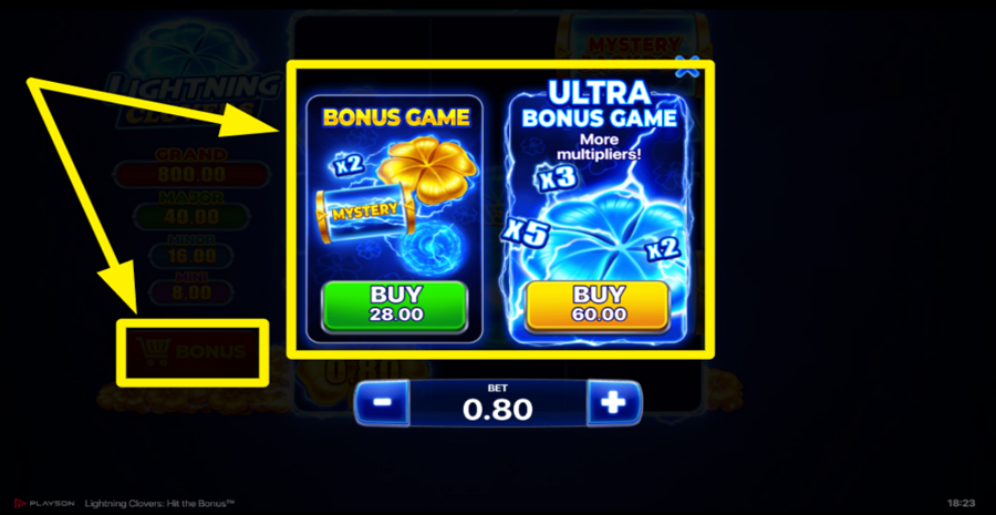 Lightning Clovers Hit The Bonus Bonus Buy