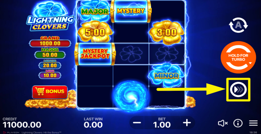 Lightning Clovers Hit The Bonus Turbo