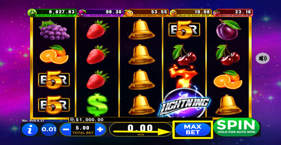 Lightning Fruits Max Bet