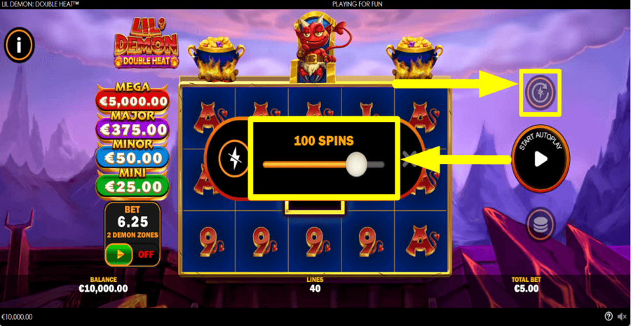 Lil Demon Double Heat Autoplay Feature