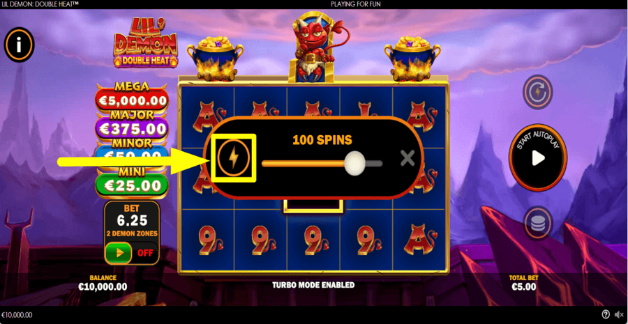 Lil Demon Double Heat Turbo Feature