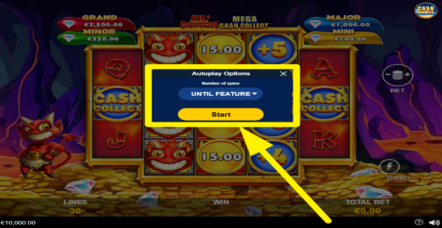 Lil Demon Mega Cash Collect Autoplay