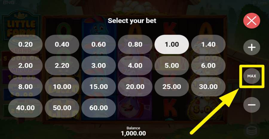 Little Farm Hold And Win Max Bet