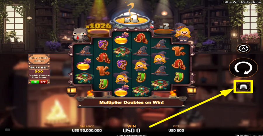 Little Witch Fortune Adjust Bet