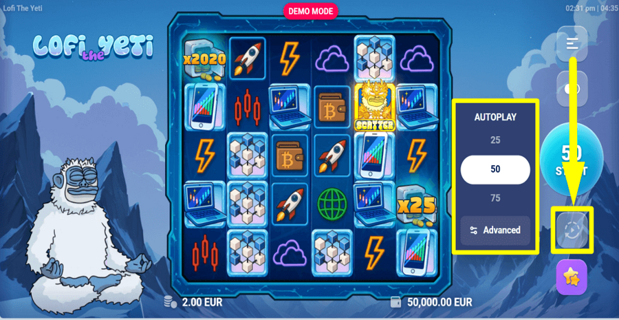 Lofi The Yeti Autoplay Feature