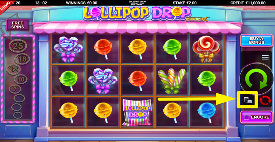 Lollipop Drop Multimax Adjust Bet