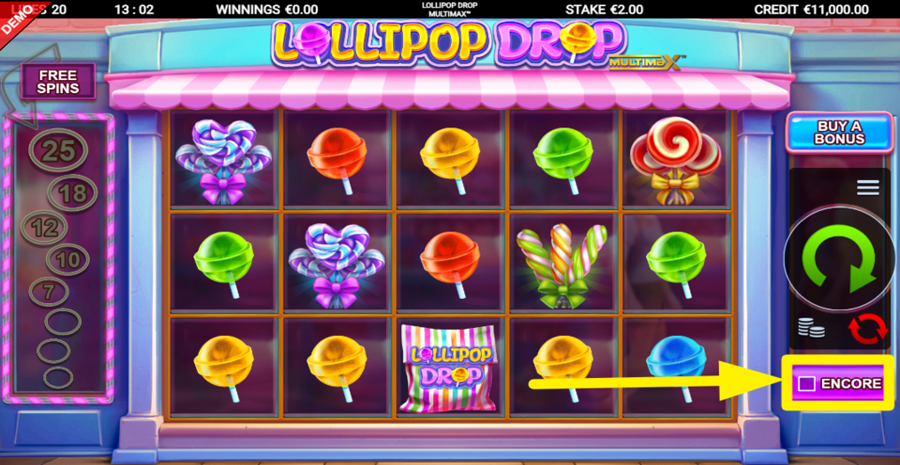 Lollipop Drop Multimax Encore Mode