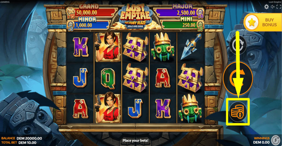 Lost Empire Featuring Ruby Blaze Bet Value