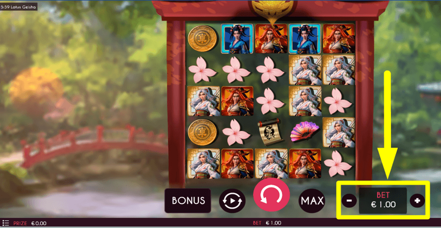 Lotus Geisha Bet Value