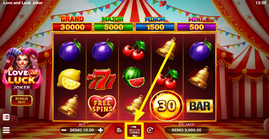 Love And Luck Joker Spin