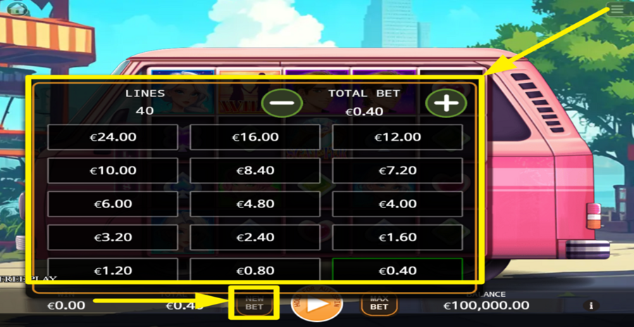 Love Express Lock 2 Spin Adjust Bet