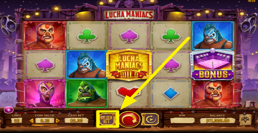 Lucha Maniacs Golden Bet