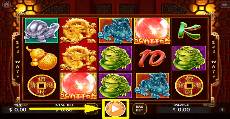 Luck 88 Spin Button