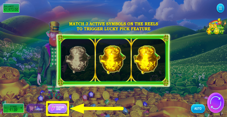 Luck O The Clover Feature Spin Feature