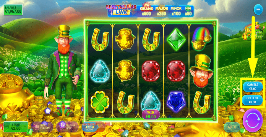 Luck O The Clover Gamble Feature