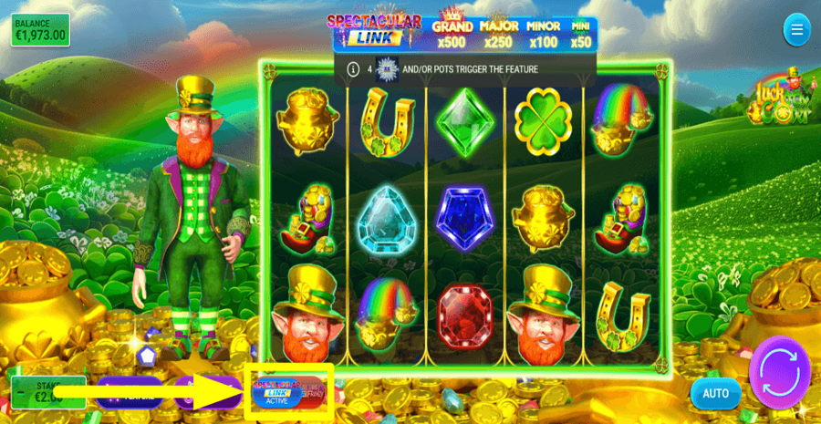 Luck O The Clover Spectacular Link Feature