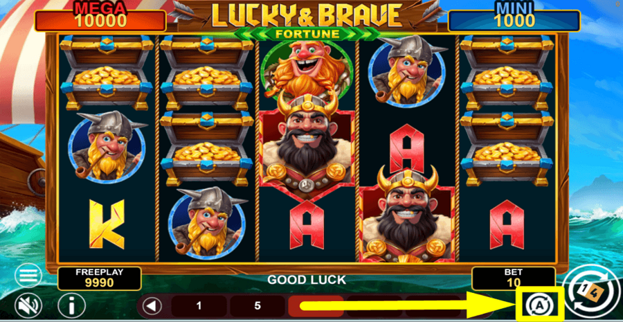 Lucky And Brave Fortune Autoplay Feature