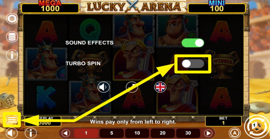 Lucky Arena Hold And Win Turbo