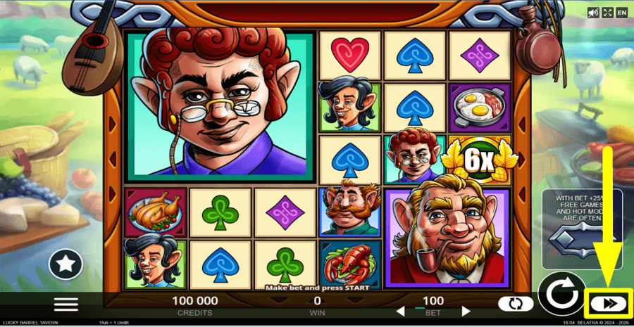 Lucky Barrel Tavern Turbo Feature