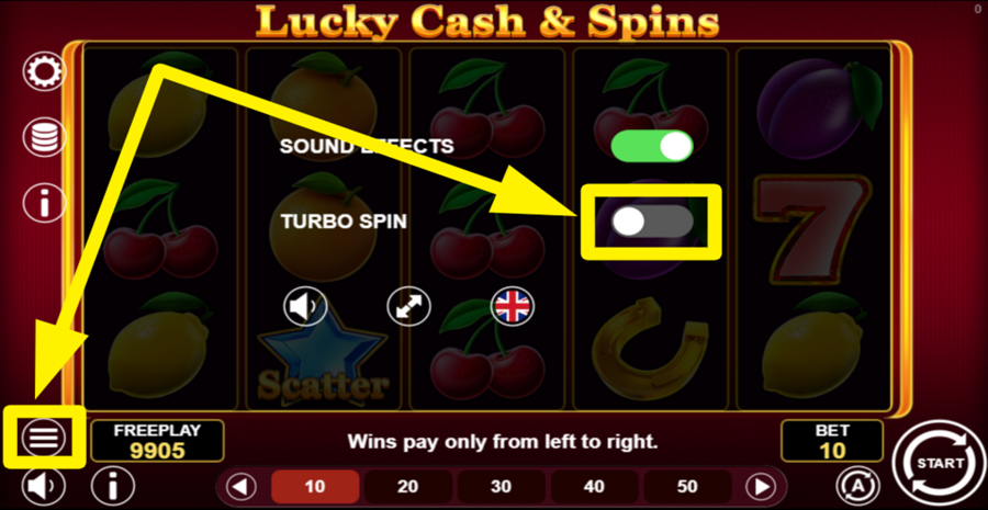 Lucky Cash And Spins Turbo