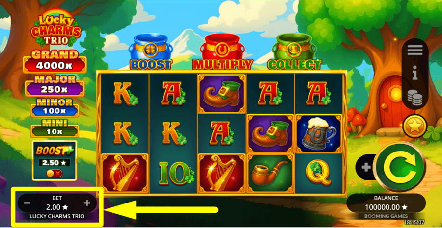 Lucky Charms Trio Bet Value