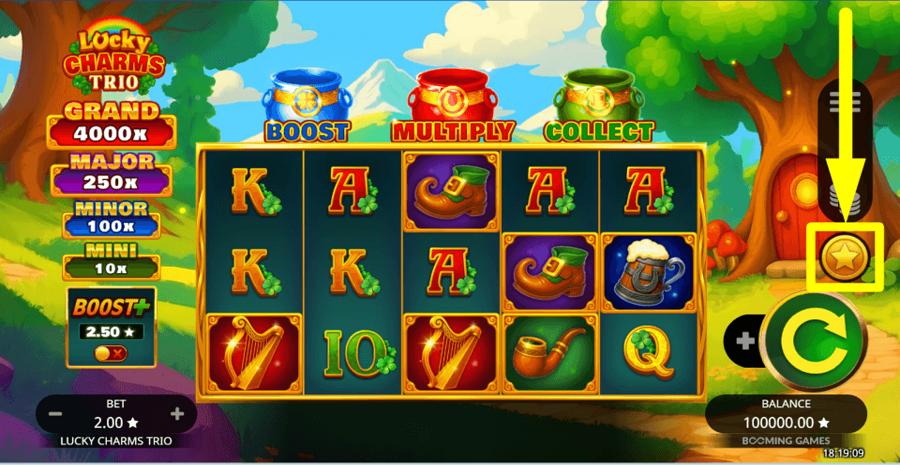 Lucky Charms Trio Buy Feature