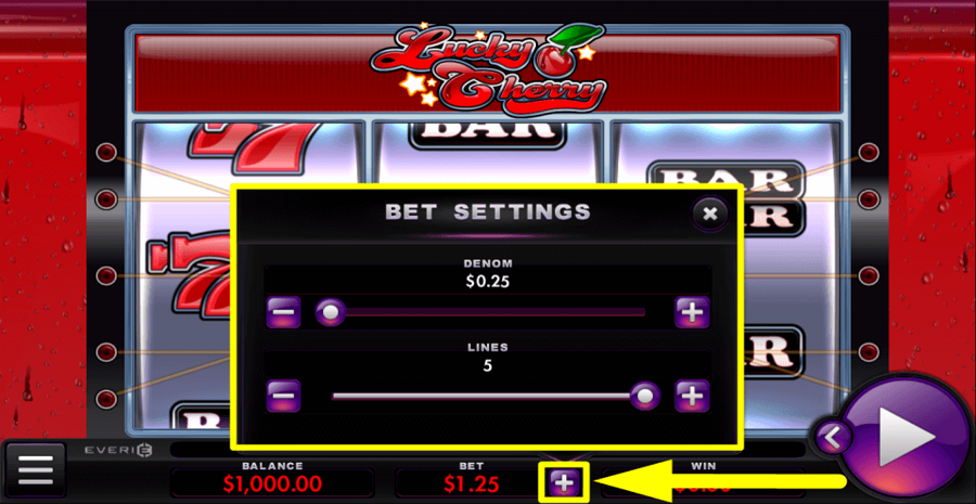 Lucky Cherry Bet Value