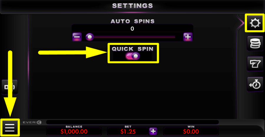 Lucky Cherry Quick Spin Feature