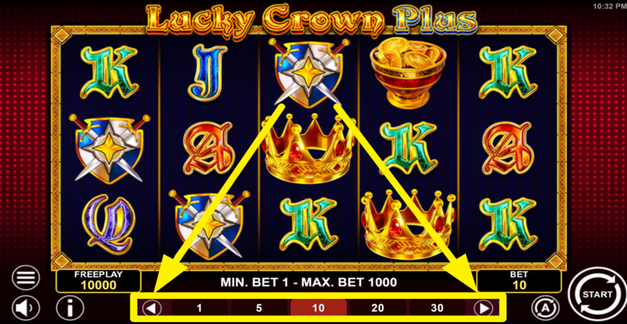 Lucky Crown Plus Adjust Bet