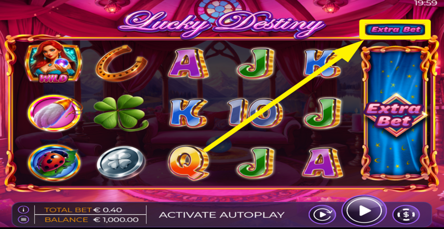 Lucky Destiny Extra Bet