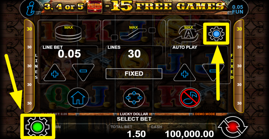 Lucky Dollar Autoplay Feature