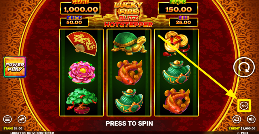 Lucky Fire Blitz Hotstepper Turbo