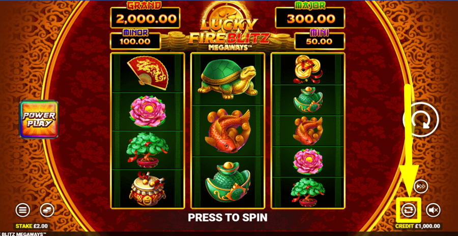 Lucky Fire Blitz Megaways Autoplay Feature