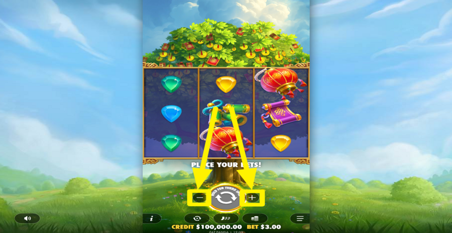 Lucky Fortune Tree Adjust Bet