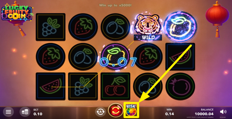 Lucky Fruity Coin Gamble