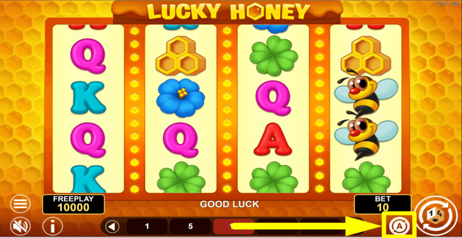 Lucky Honey Autoplay Feature