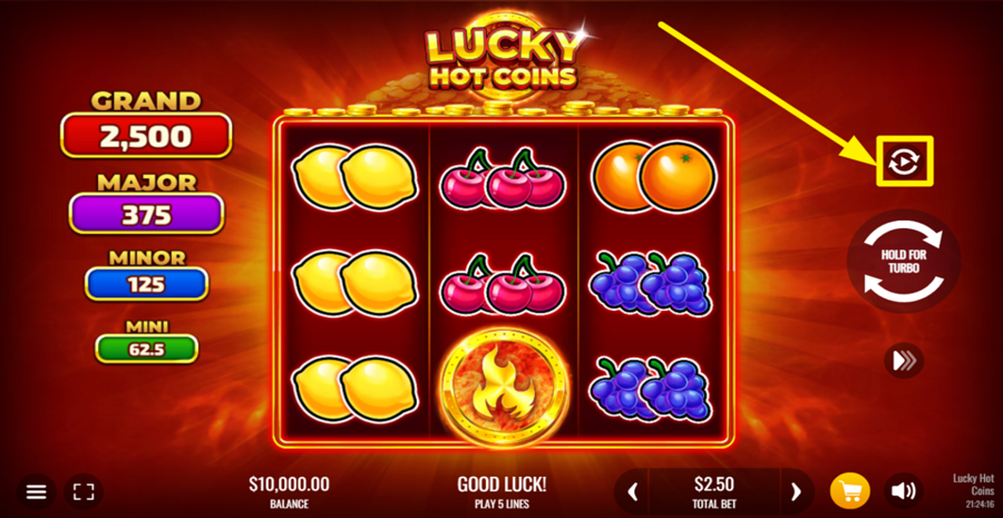 Lucky Hot Coins Autoplay