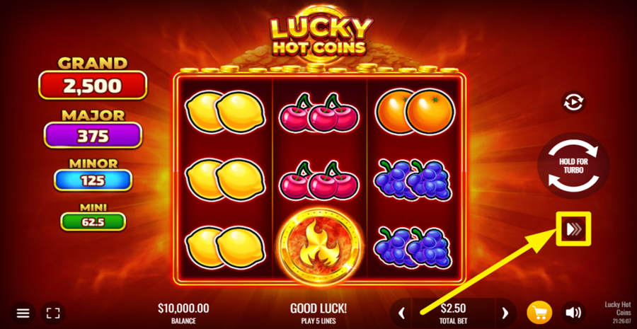 Lucky Hot Coins Turbo