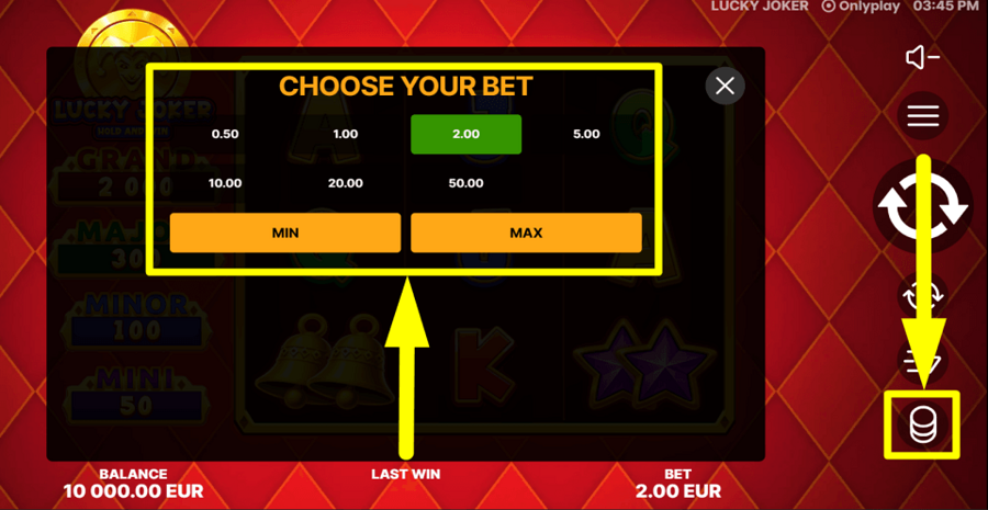 Lucky Joker Hold And Win Bet Value