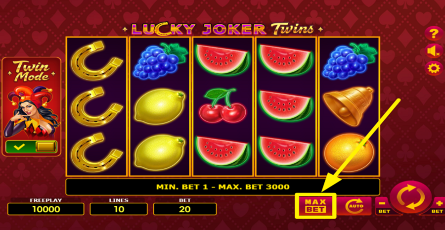 Lucky Joker Twins Max Bet