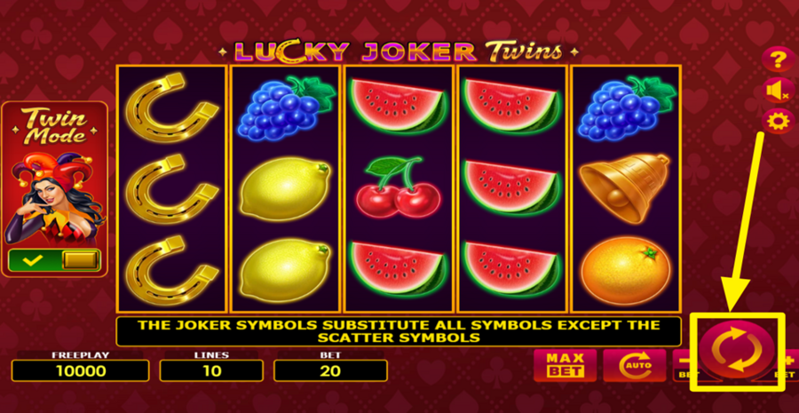 Lucky Joker Twins Spin
