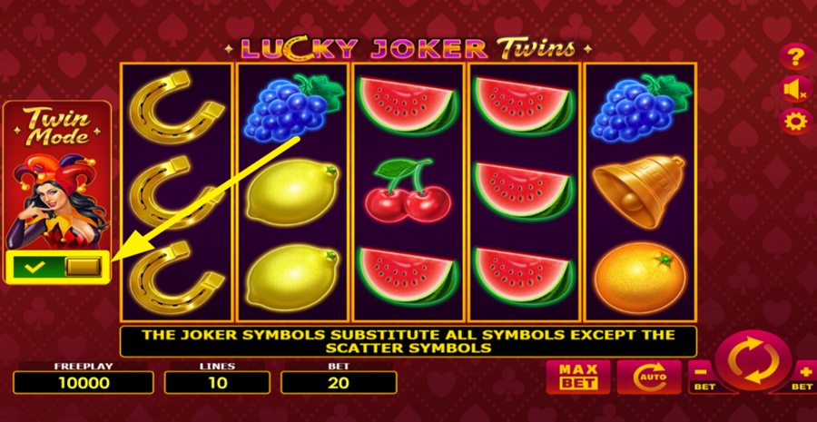Lucky Joker Twins Twin Mode