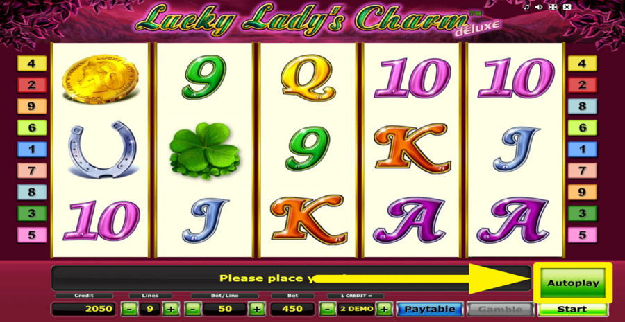 Lucky Ladys Charm Deluxe Autoplay