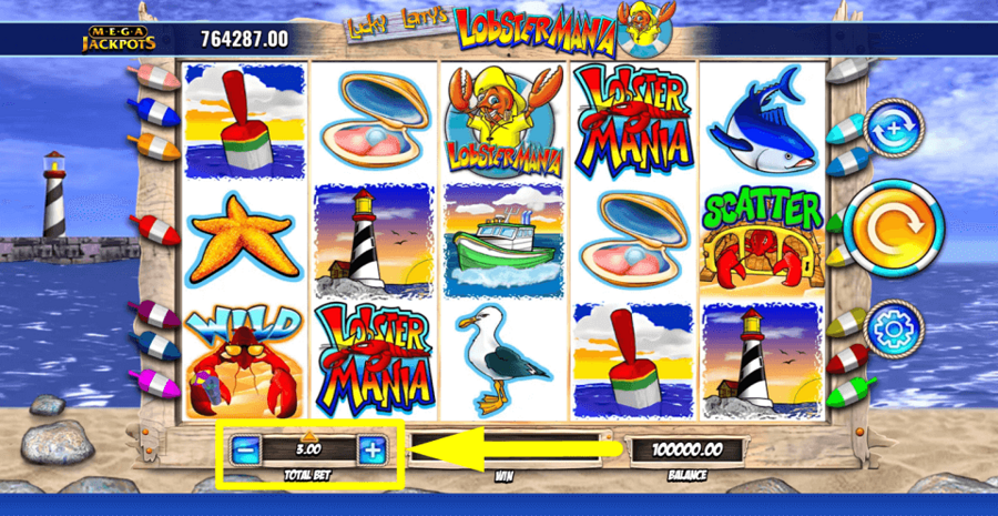 Lucky Larrys Lobstermania Megajackpots Bet Value